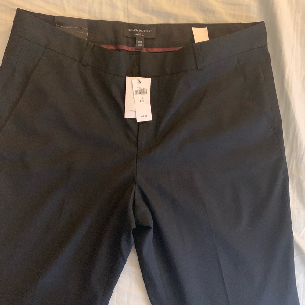Banana Republic new black pants size 14